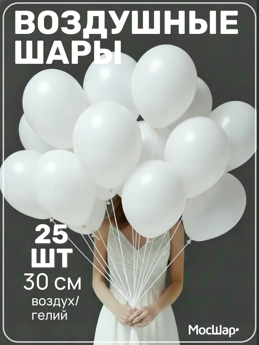Воздушные шары на день рождения 25шт