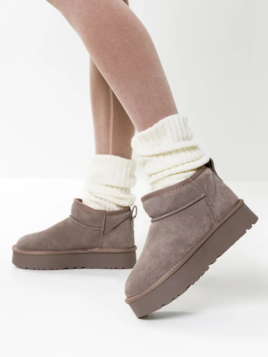 Угги зимние натуральная замша