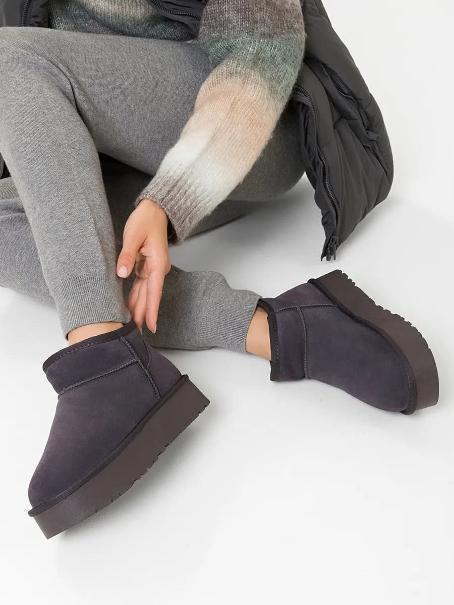 Угги зимние натуральная замша