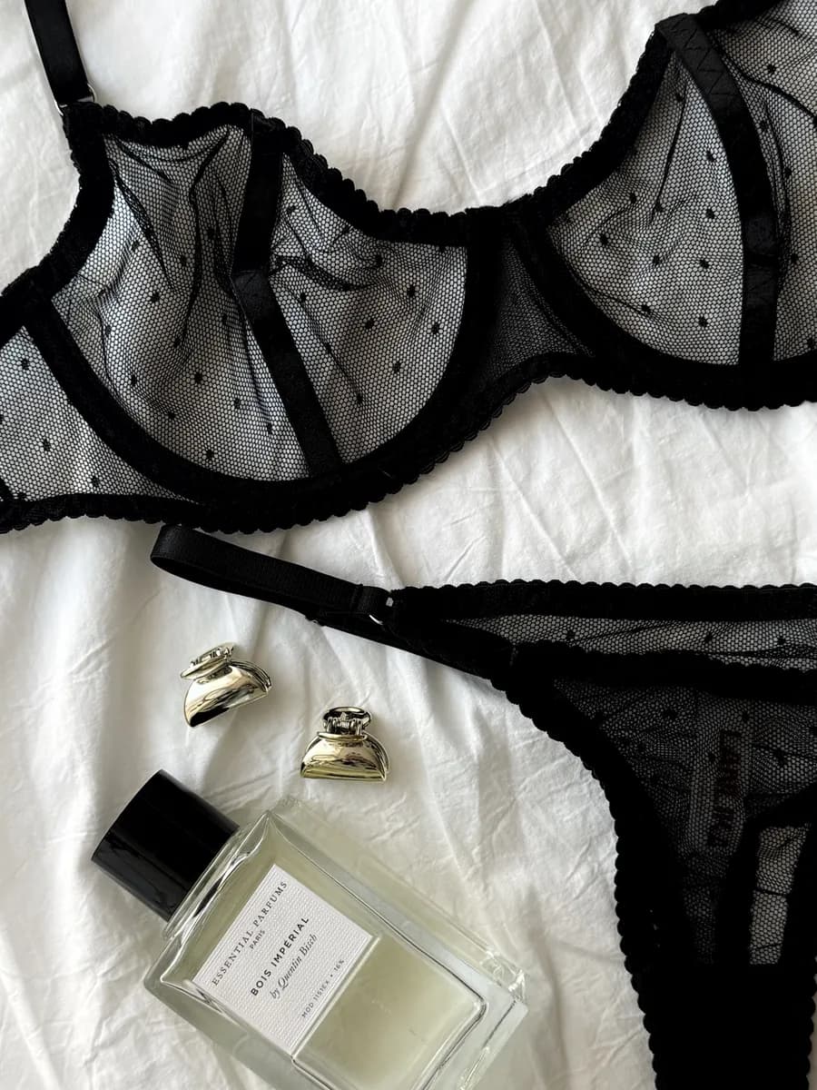 Нижнее белье комплект сетка