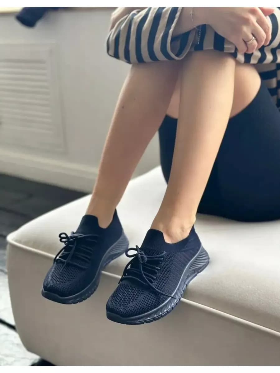 Кроссовки женские Слипоны Тряпочные кроссовки для фитнеса