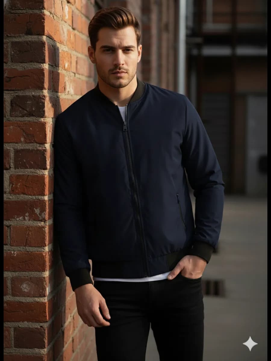 Бомбер утепленный осенний куртка ветровка