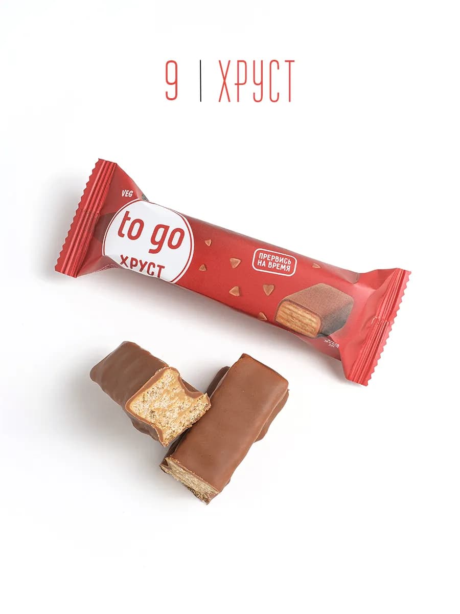 Батончики без рафинированного сахара, 9 шт