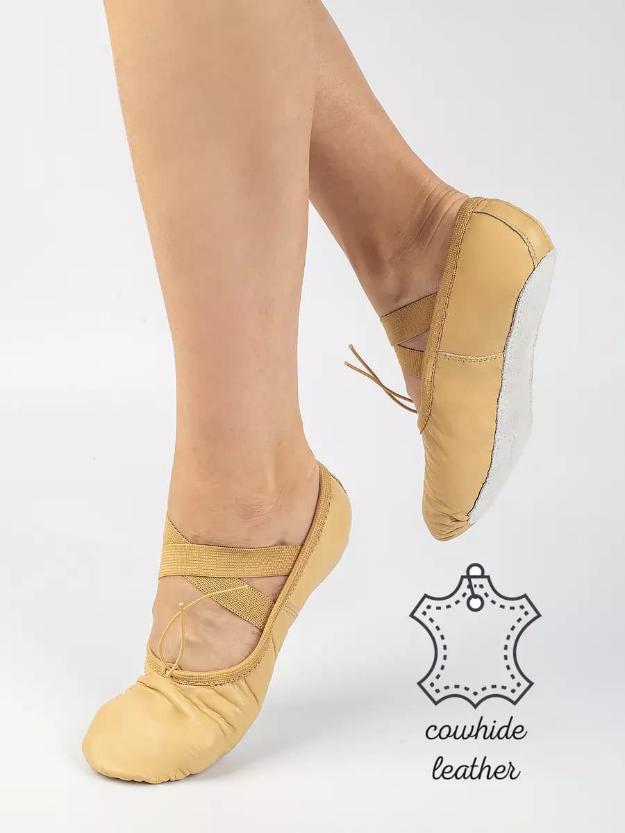 Балетки из натуральной кожи (cowhide leather)