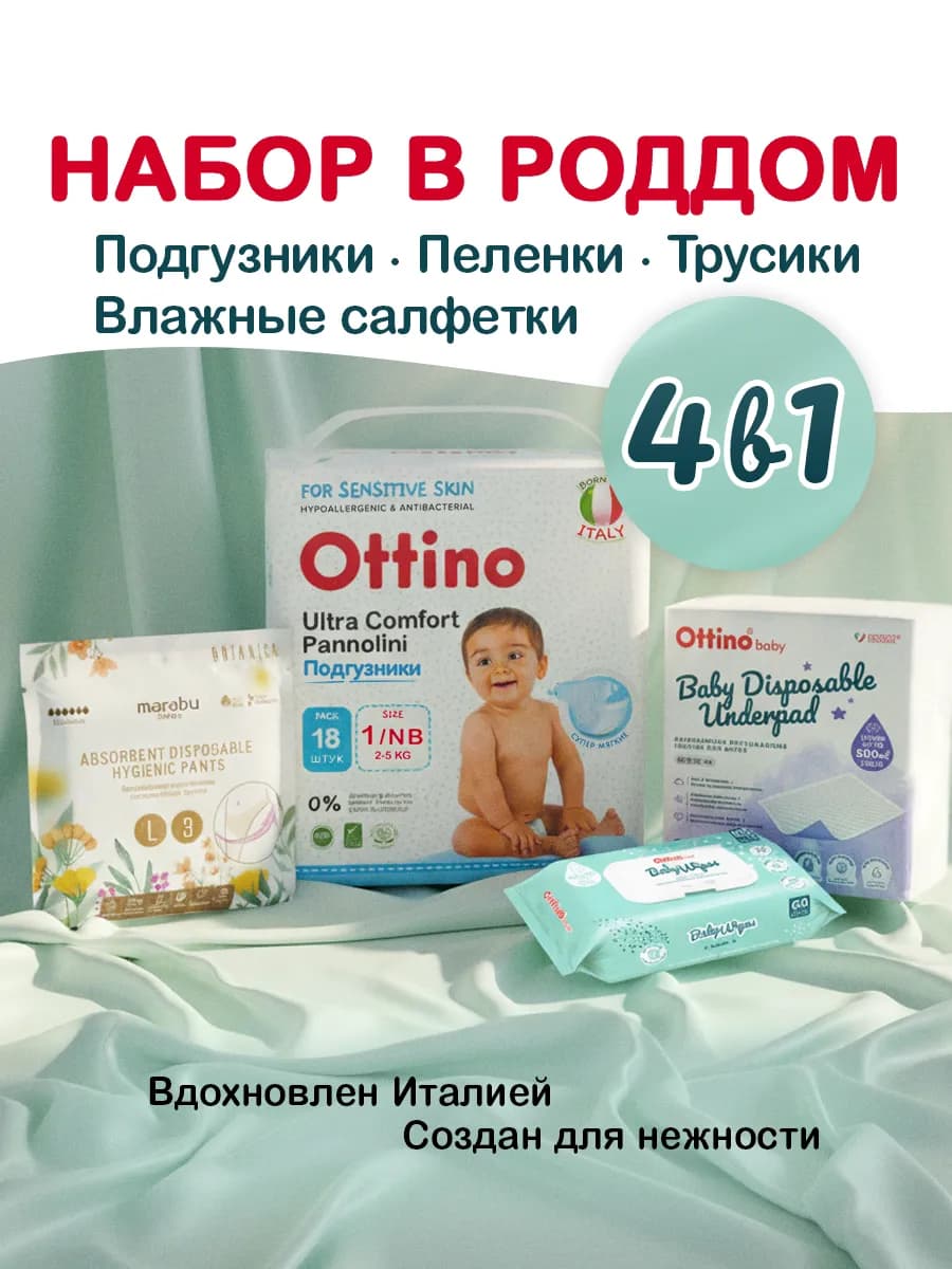 Набор в роддом для мамы и новорожденного