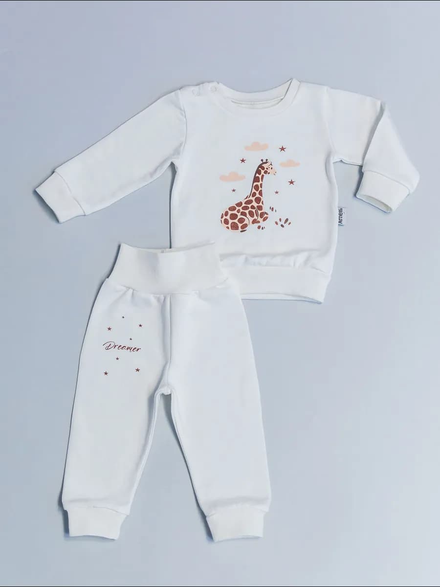 Костюм для новорожденных из футера - фото 1