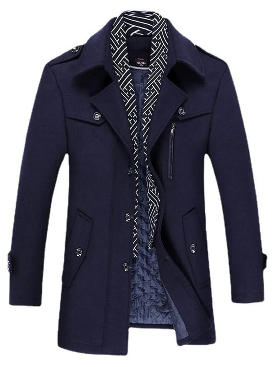 Пальто демисезонное короткое с шарфом