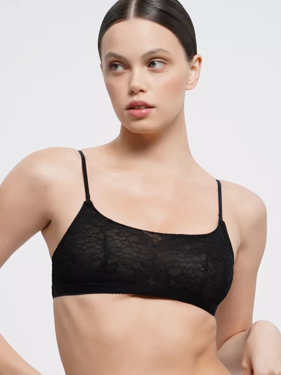 Бюстгальтер топ кружевной