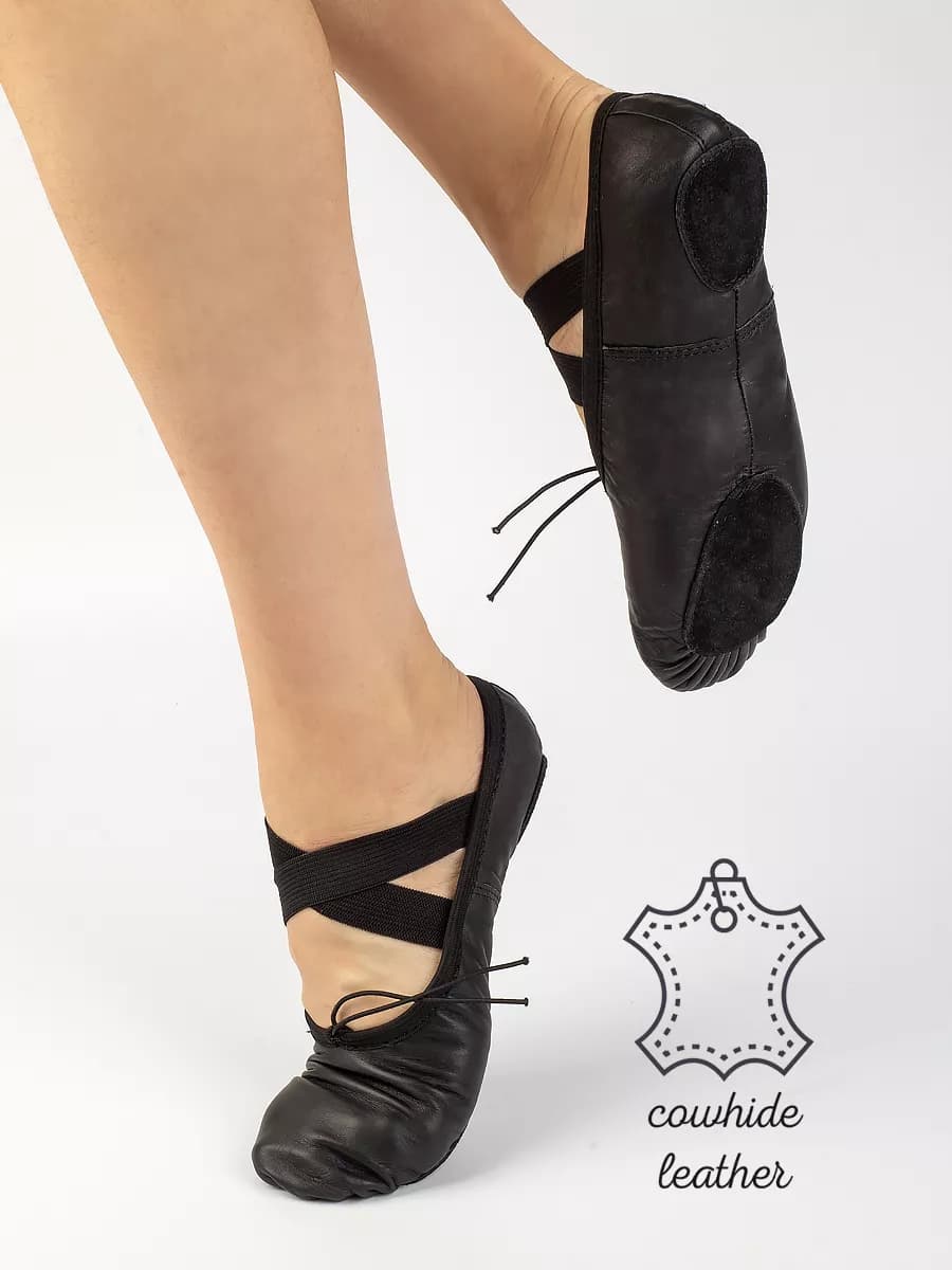 Балетки из натуральной кожи (cowhide leather)