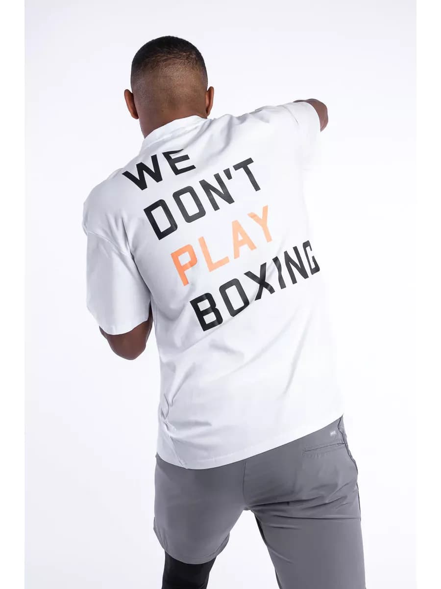 Футболка спортивная оверсайз свободная We Don't Play Boxing