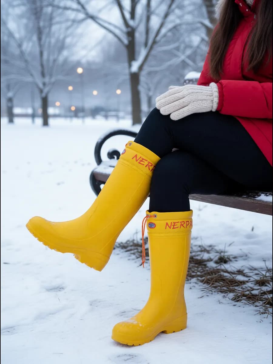 Сапоги резиновые женские зимние из ЭВА