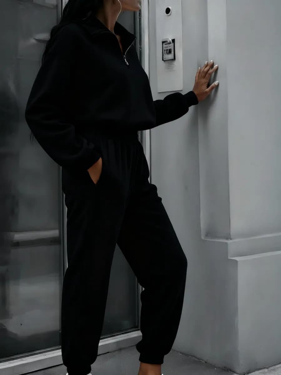 Спортивный костюм флисовый на молнии