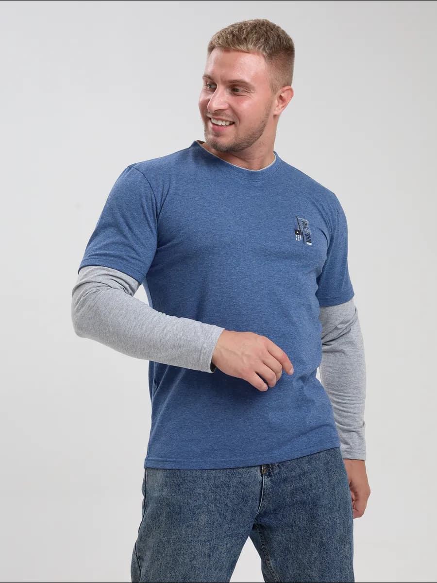 Футболка с длинным рукавом лонгслив