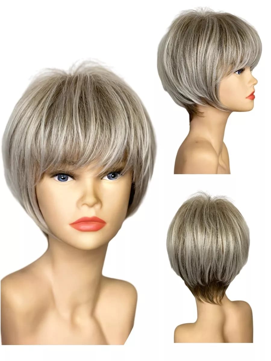 Парик короткий с челкой