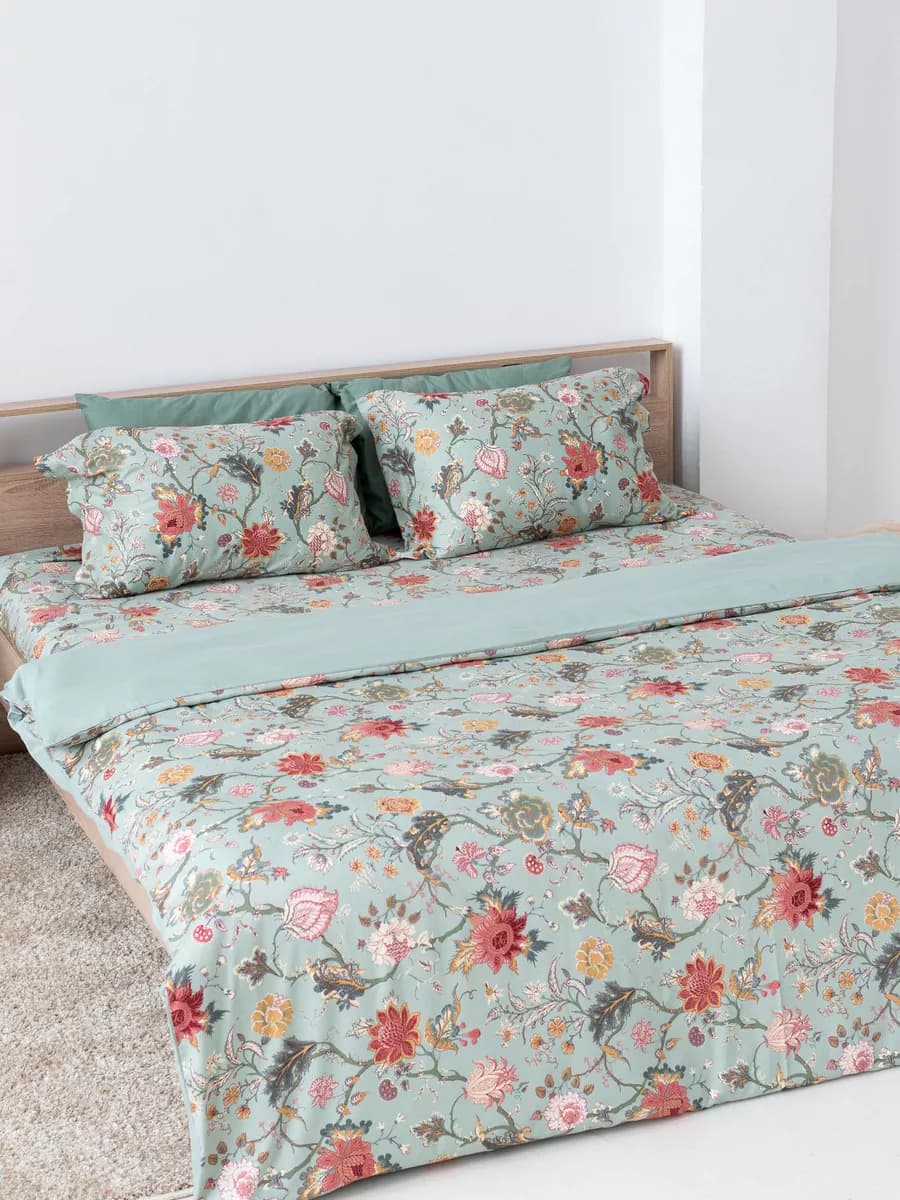 Постельное белье 1.5 спальное сатин 50х70 Нендо