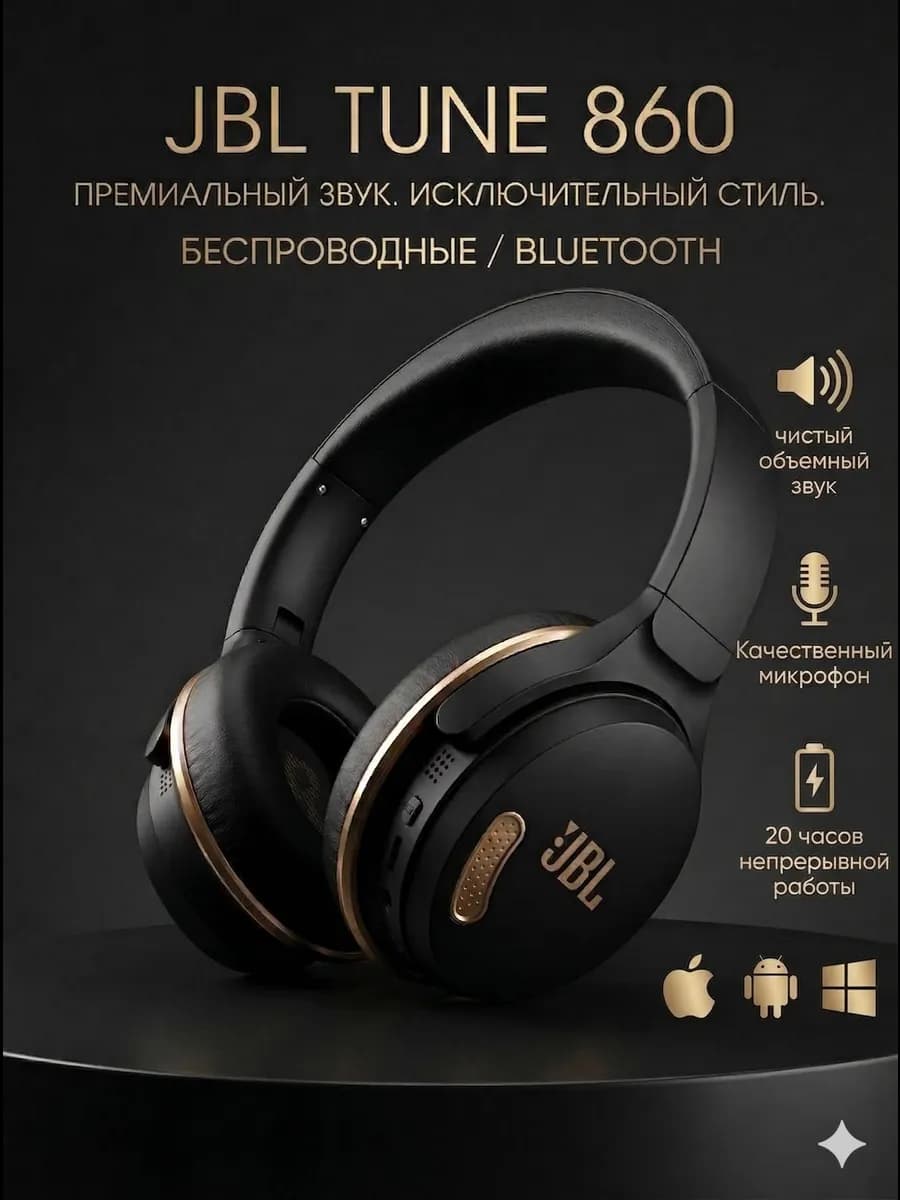 Наушники накладные беспроводные JBL