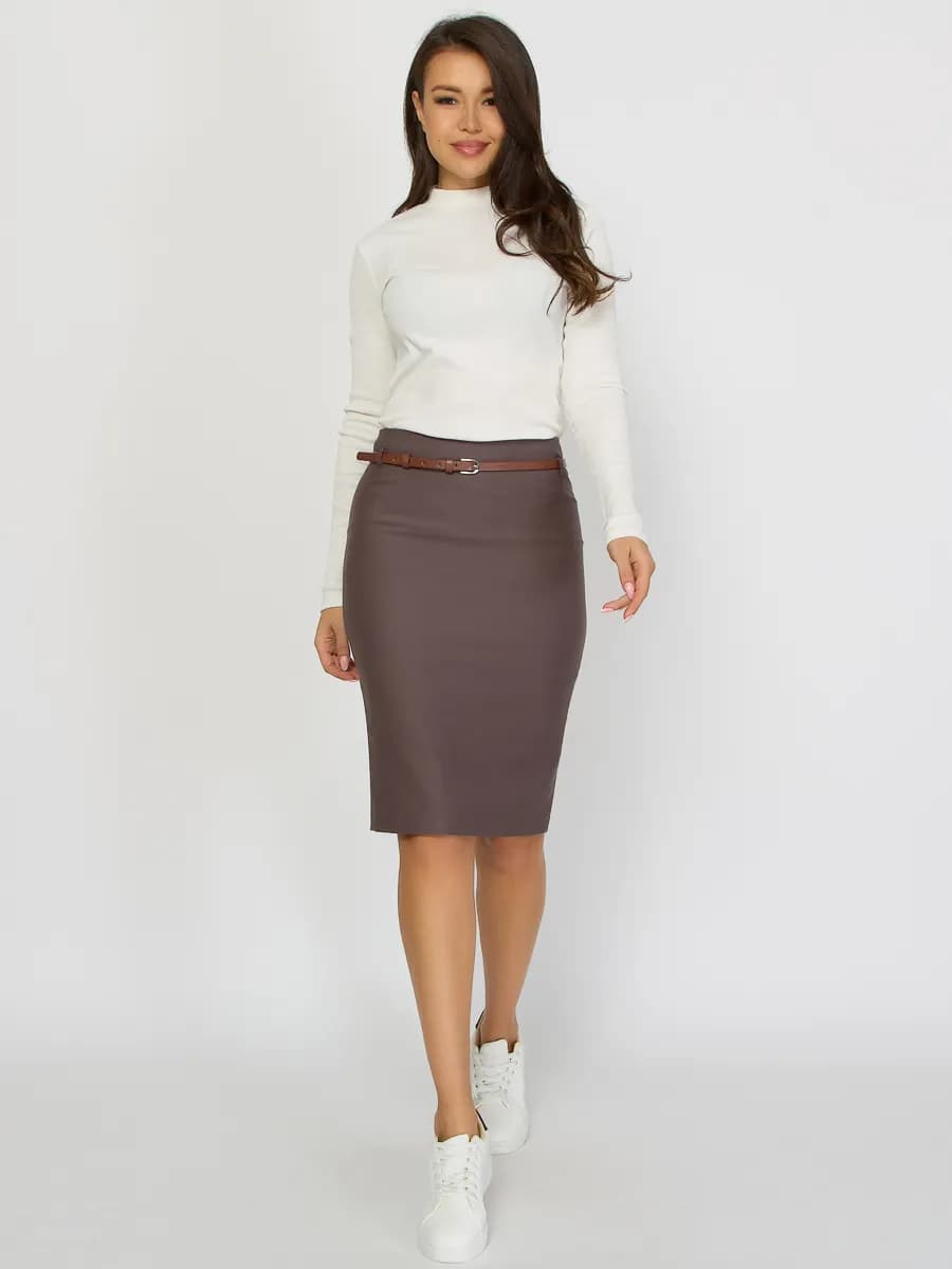 Юбка карандаш в офис - фото 1