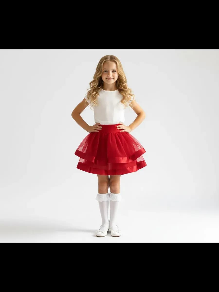 Юбка фатиновая пышная праздничная детская
