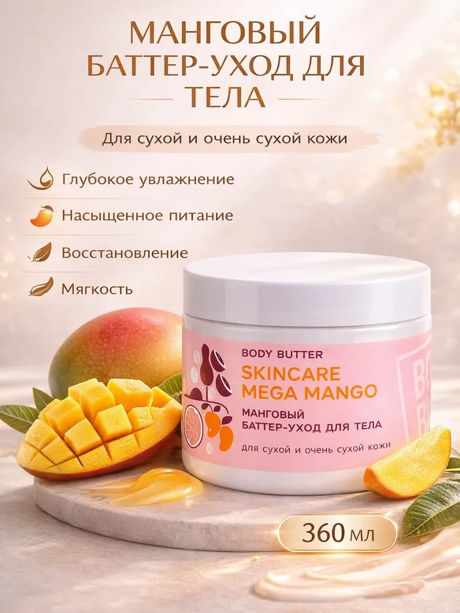 Баттер для тела манговый