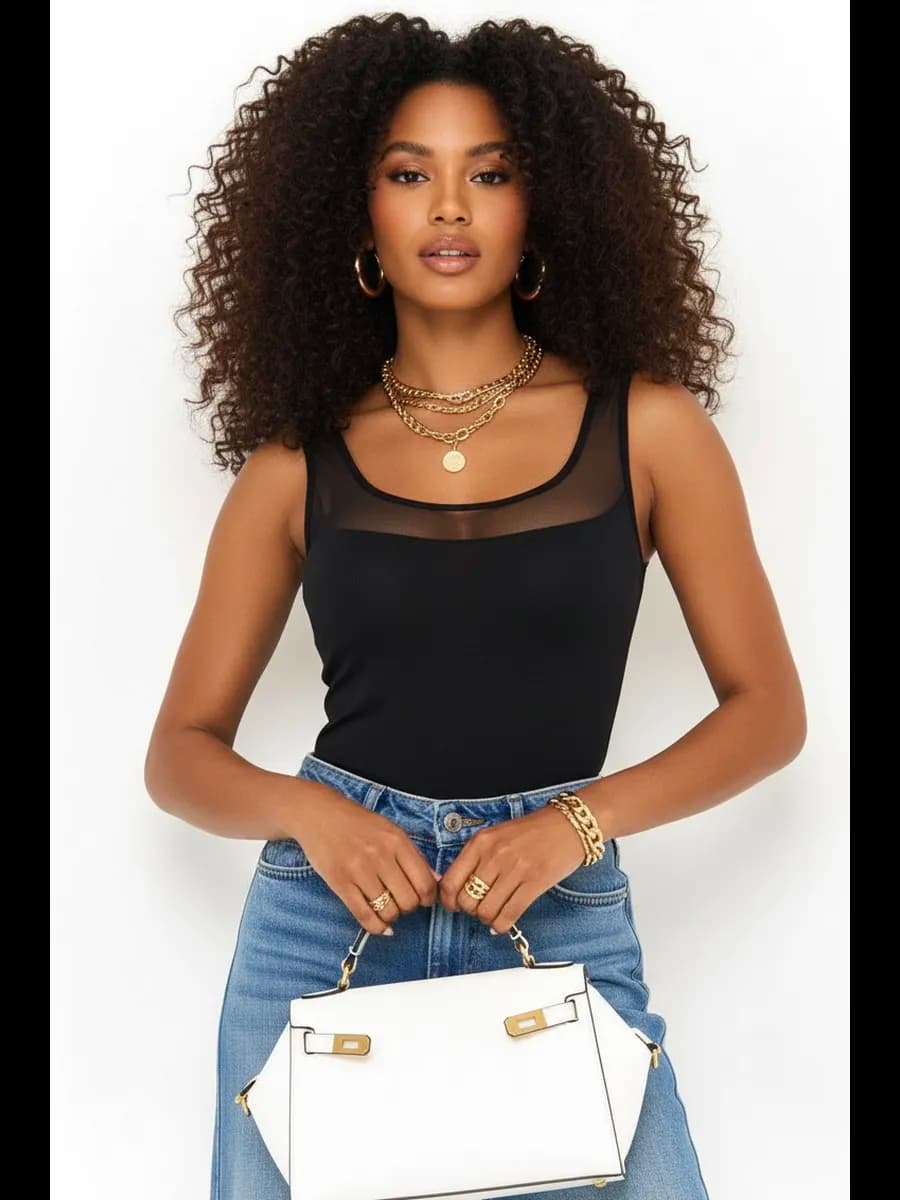 Майка женская базовая бельевая