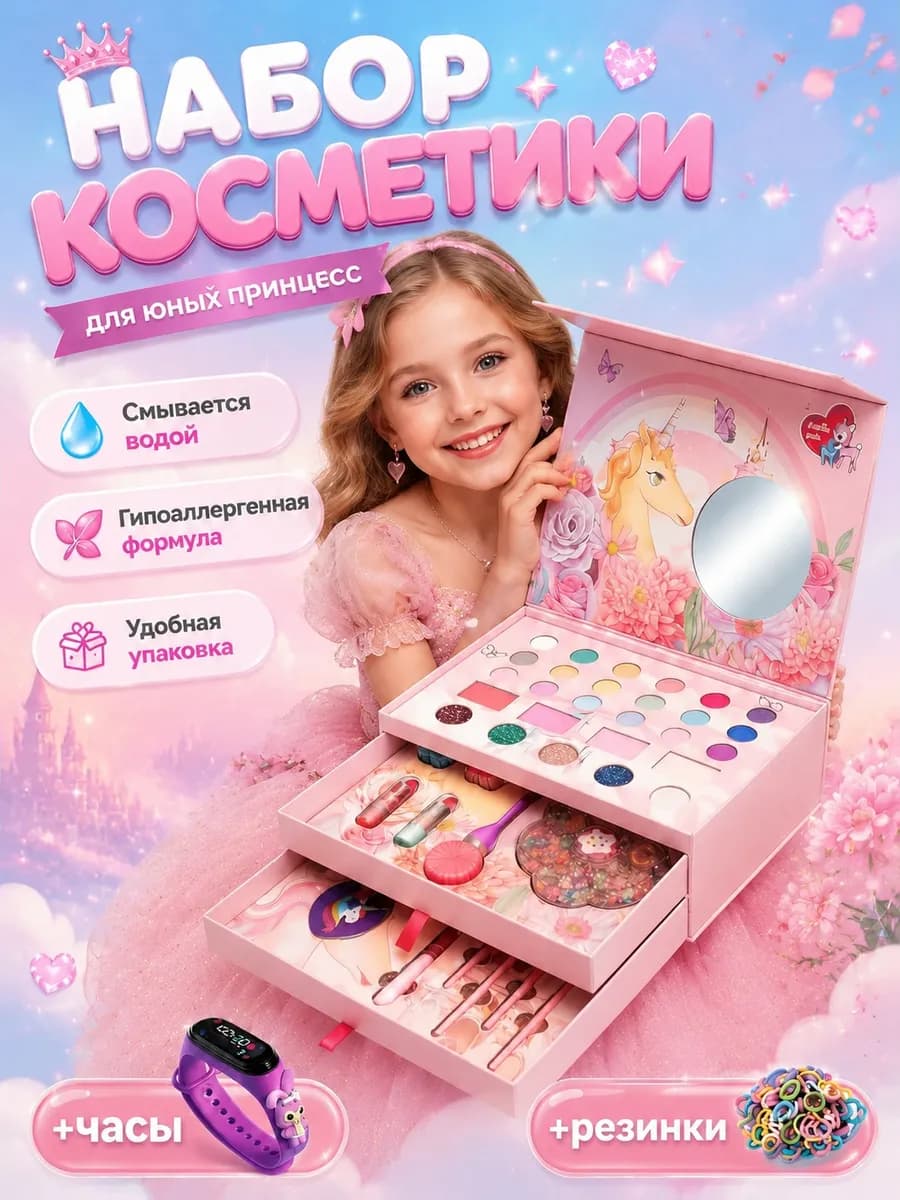 Детская декоративная косметика для девочек