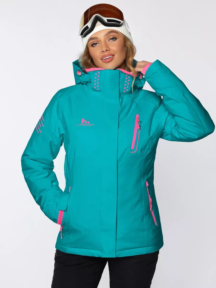 Куртка горнолыжная удлиненная с капюшоном