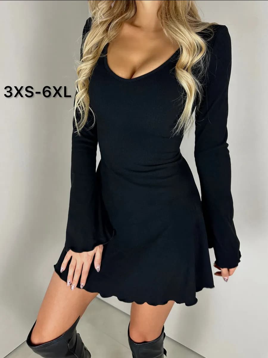 Платье повседневное лапша весеннее