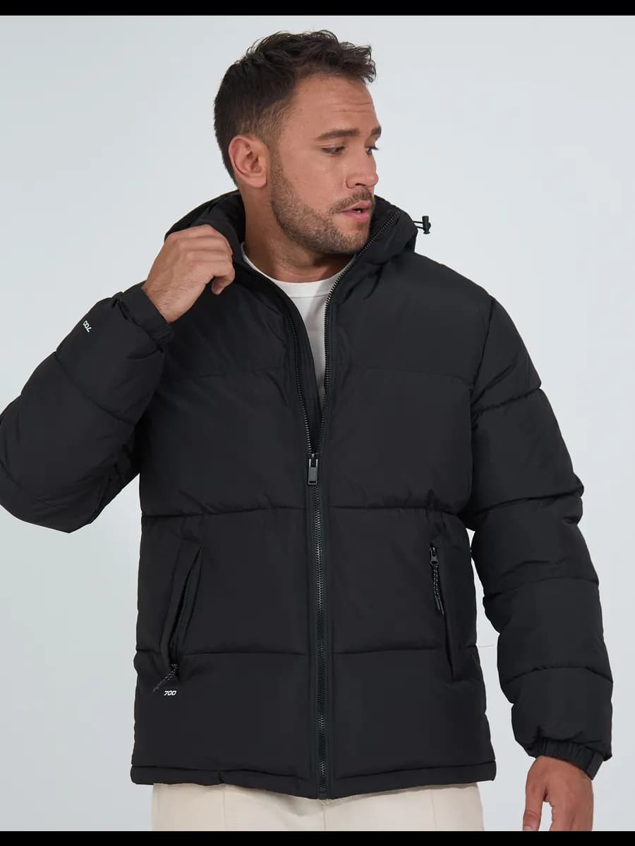 Куртка зимняя короткая с капюшоном