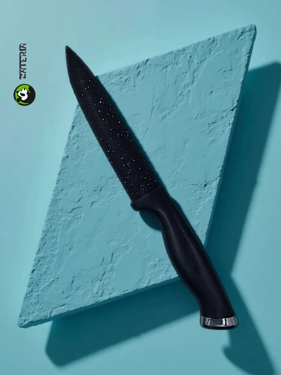 Нож кухонный с антибактериальным покрытием покрытием