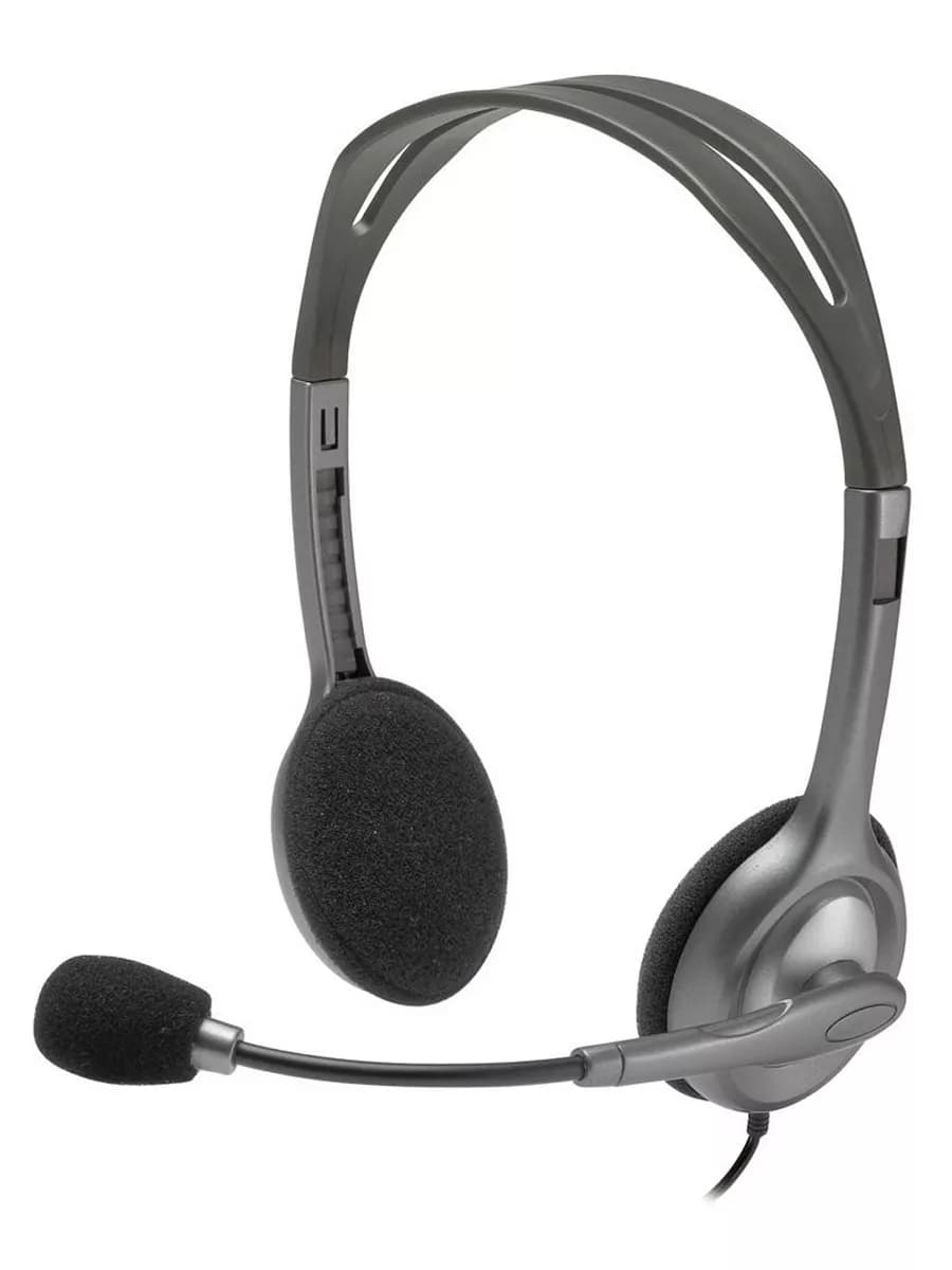Компьютерная гарнитура H111 Stereo, серый