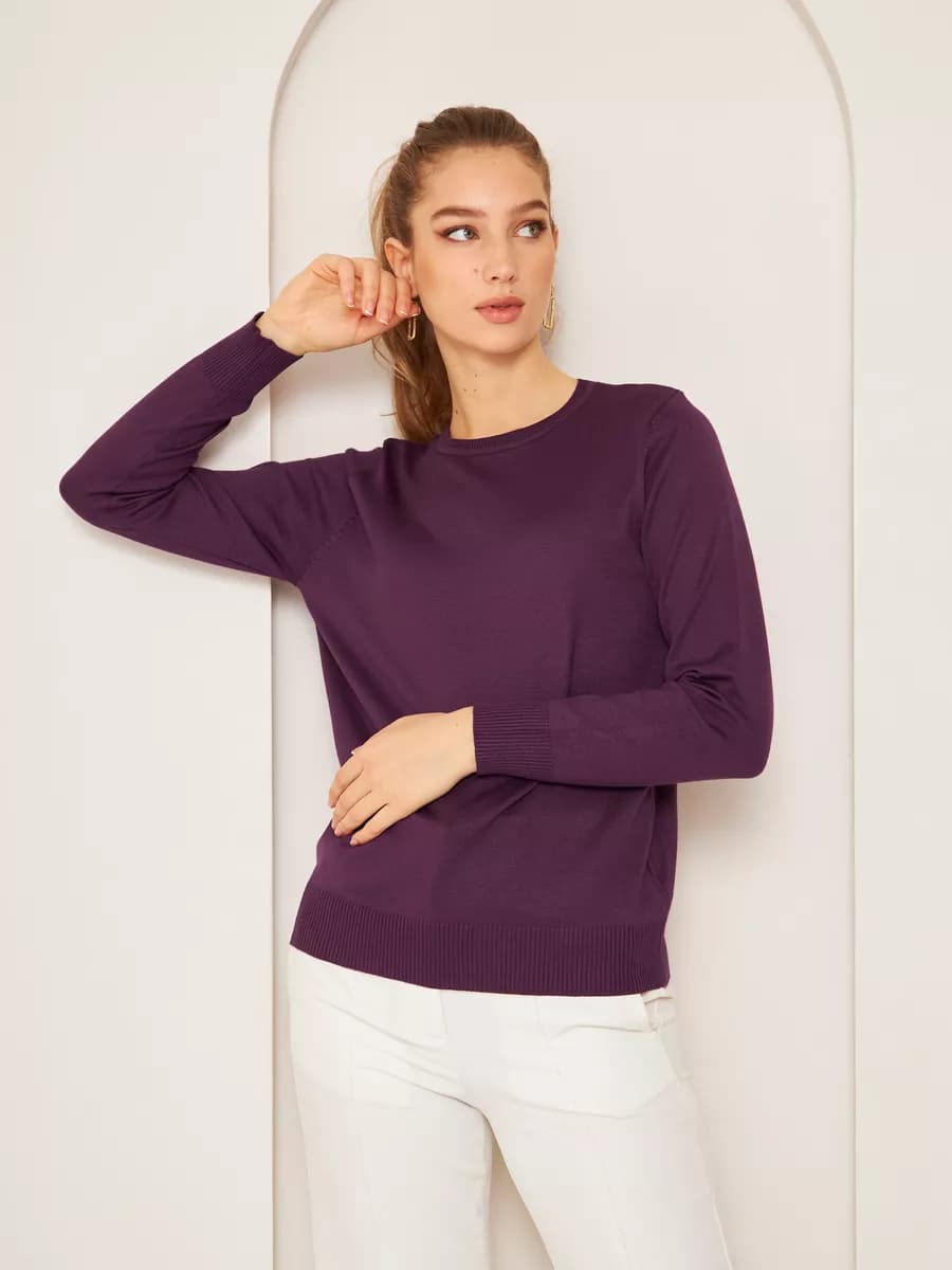 Джемпер с длинным рукавом