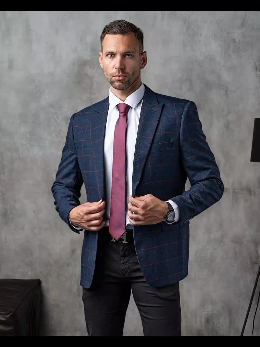 Пиджак под джинсы повседневный