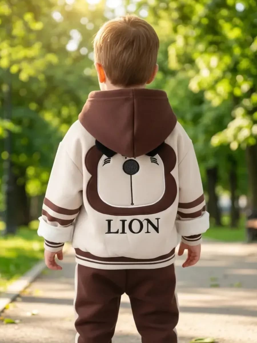 Костюм для малыша спортивный утепленный - фото 1