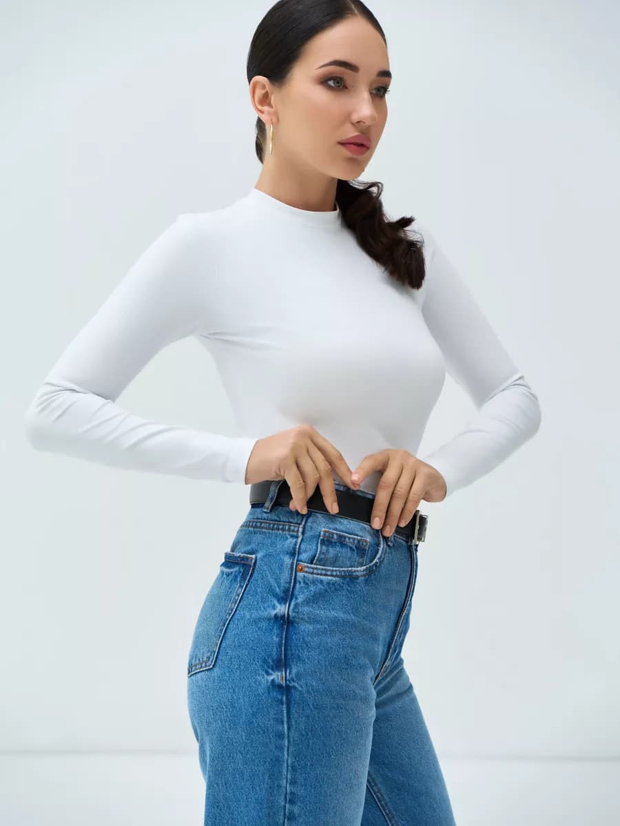 Лонгслив базовый хлопок