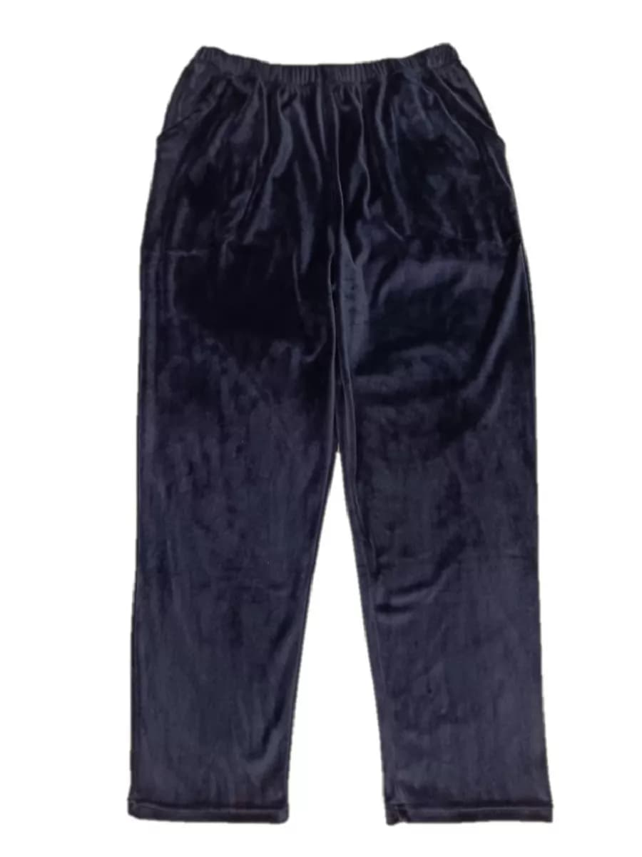 Брюки велюр домашние на резинке