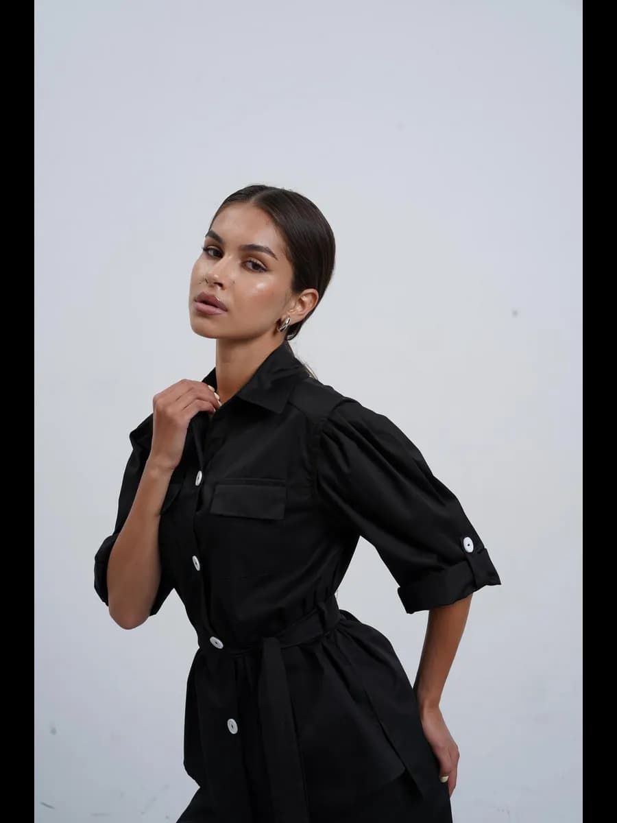 Медицинский костюм стрейч с брюками