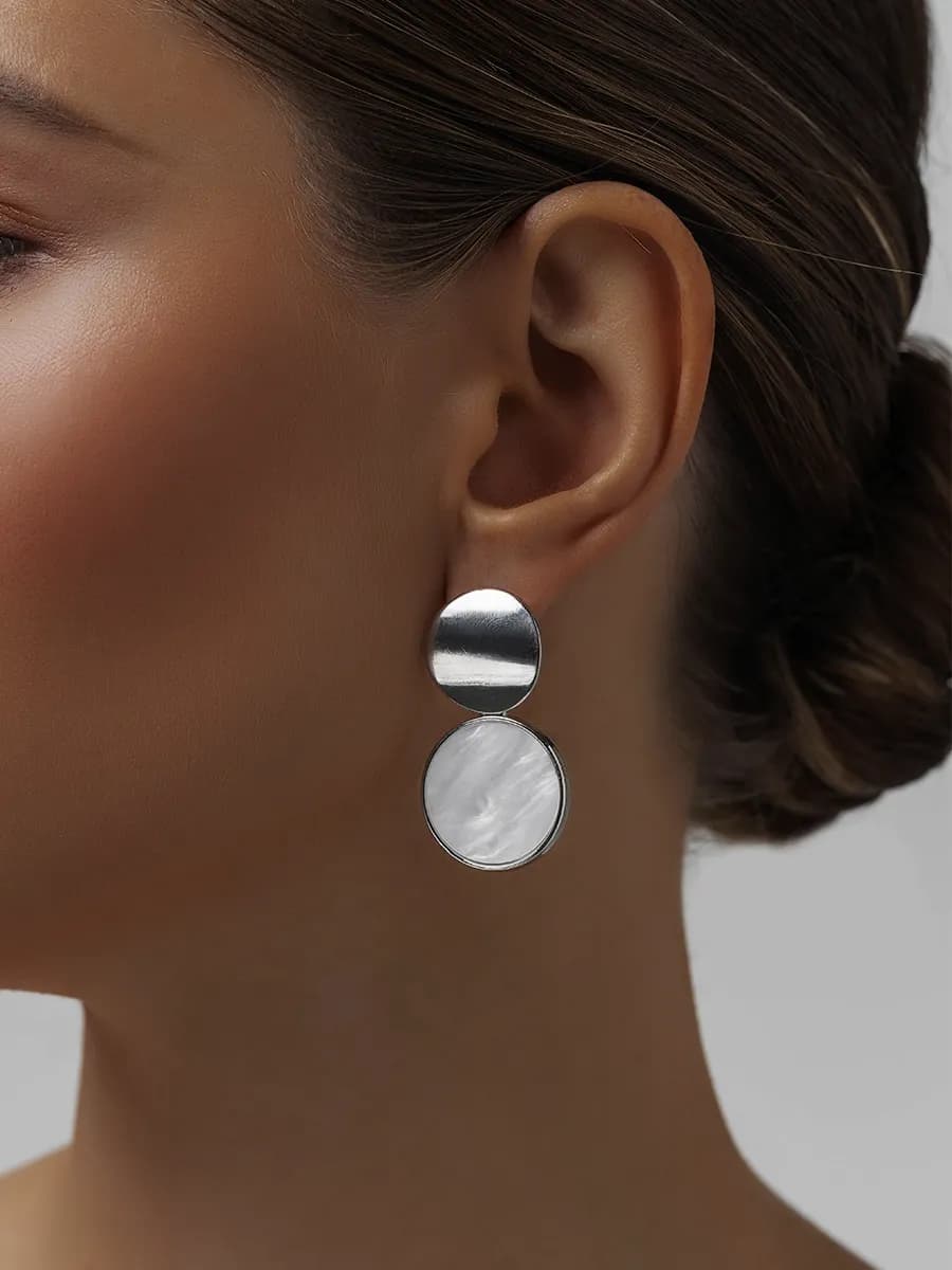 Серьги крупные бижутерия