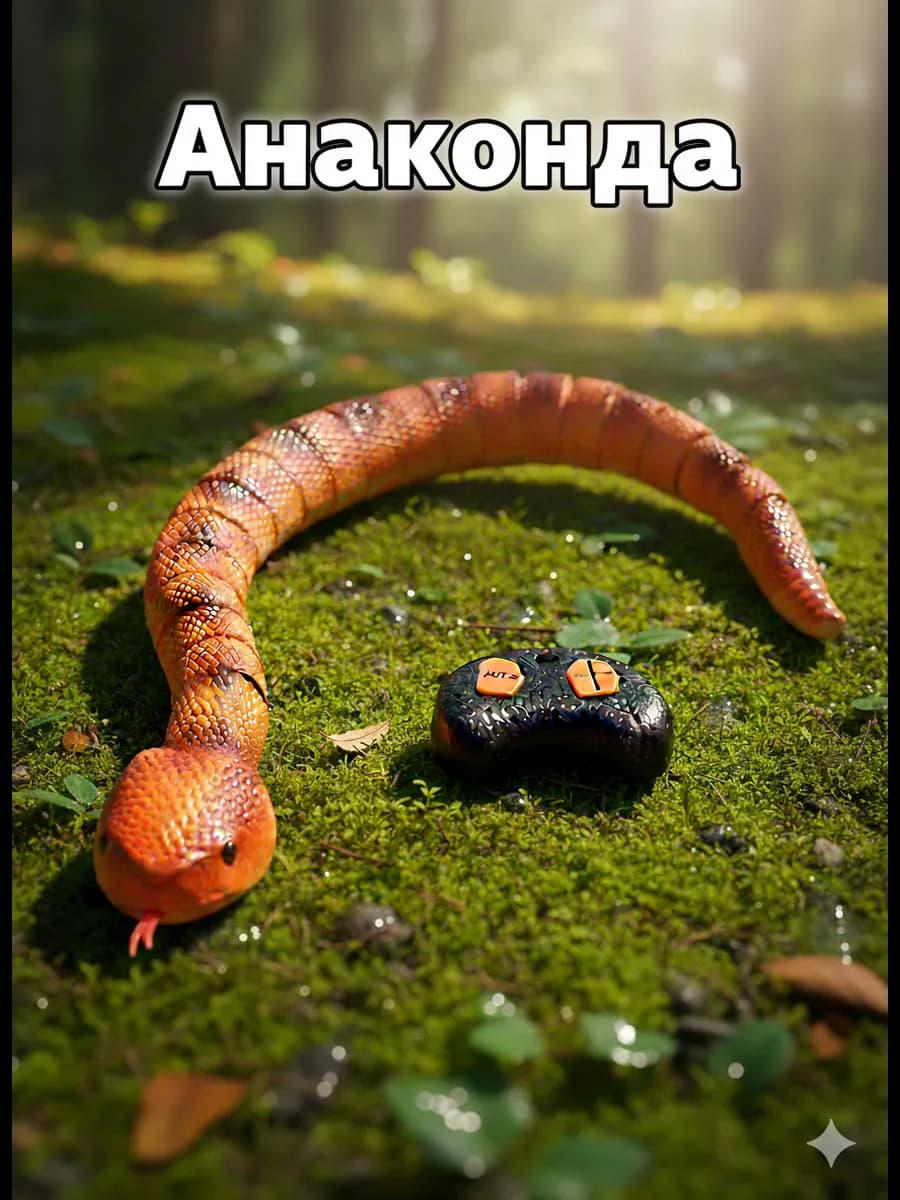 Змея на пульте управления Анаконда