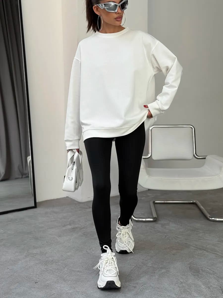 Свитшот базовый без начеса