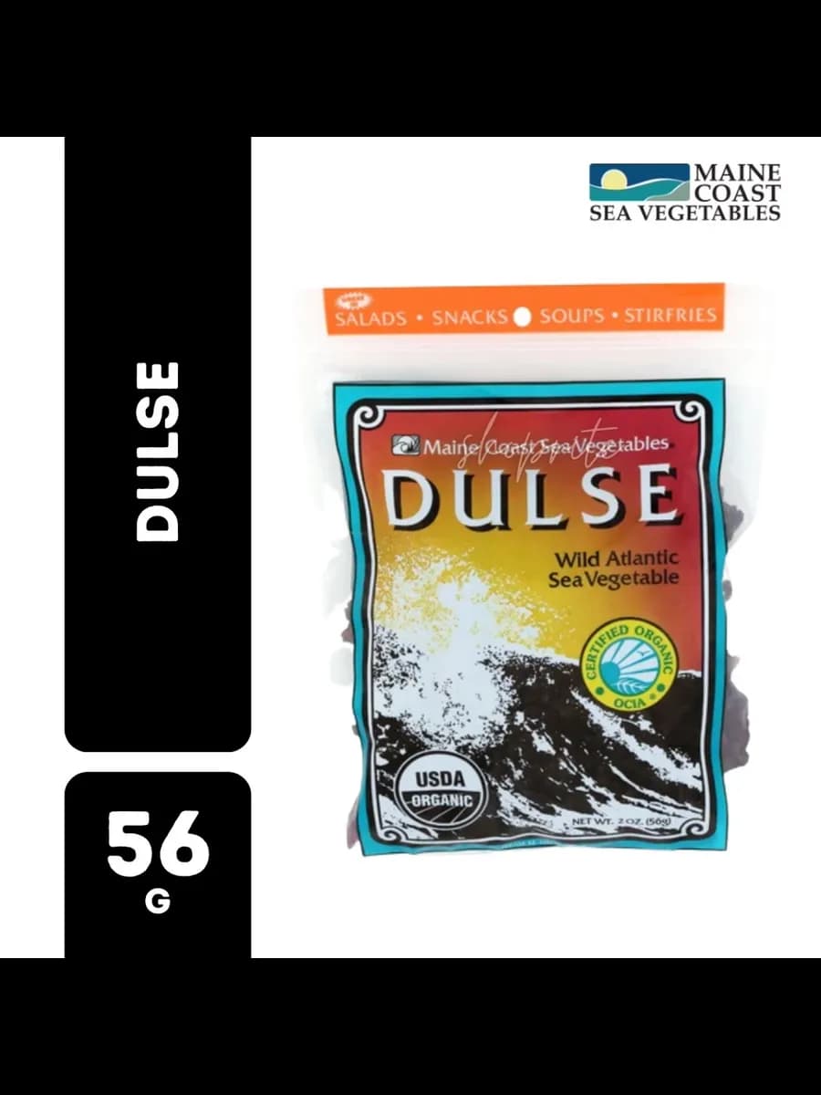 Атлантические водоросли dulse дикорастущие органический