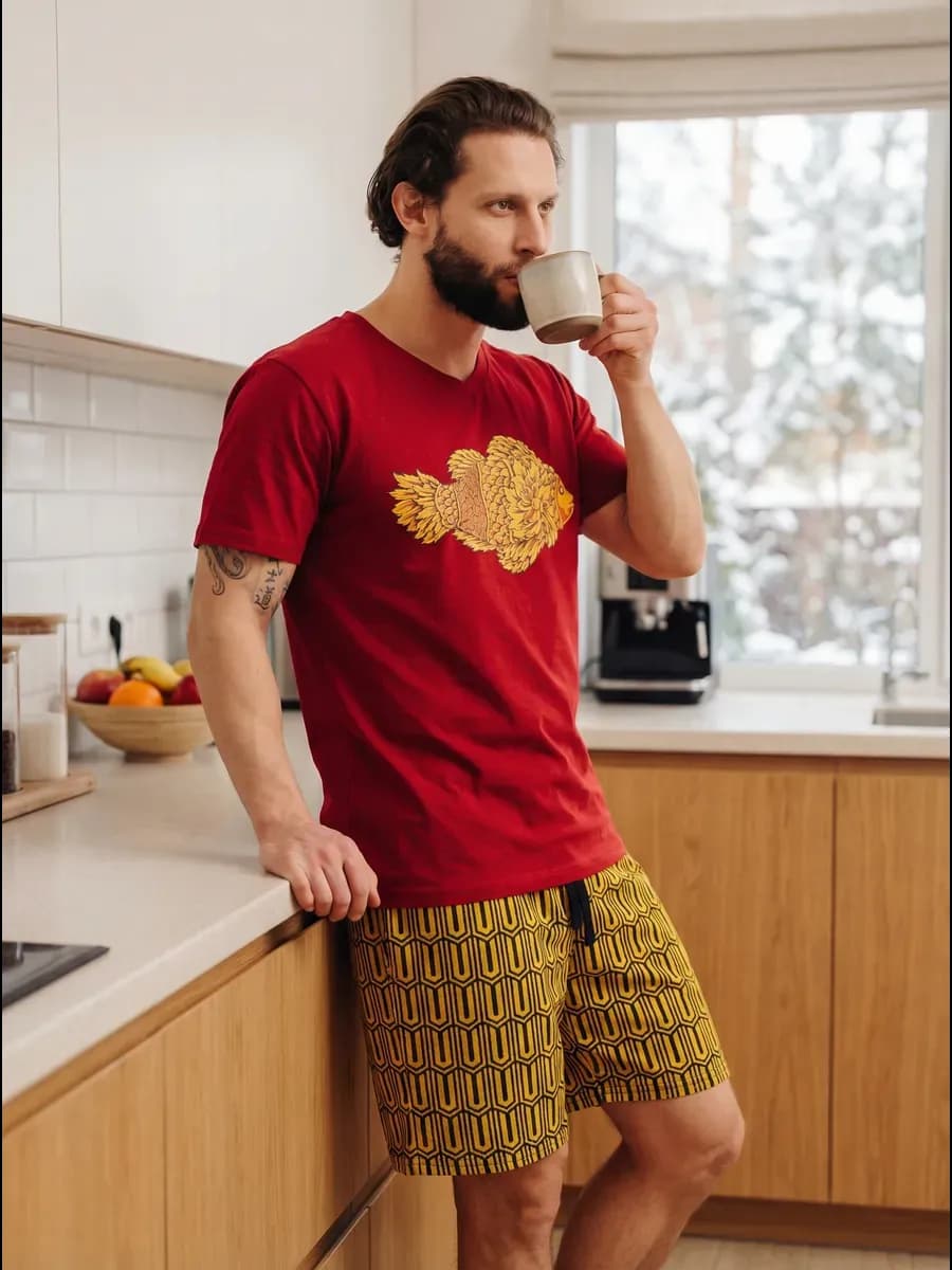 Пижама с шортами Комплект домашний