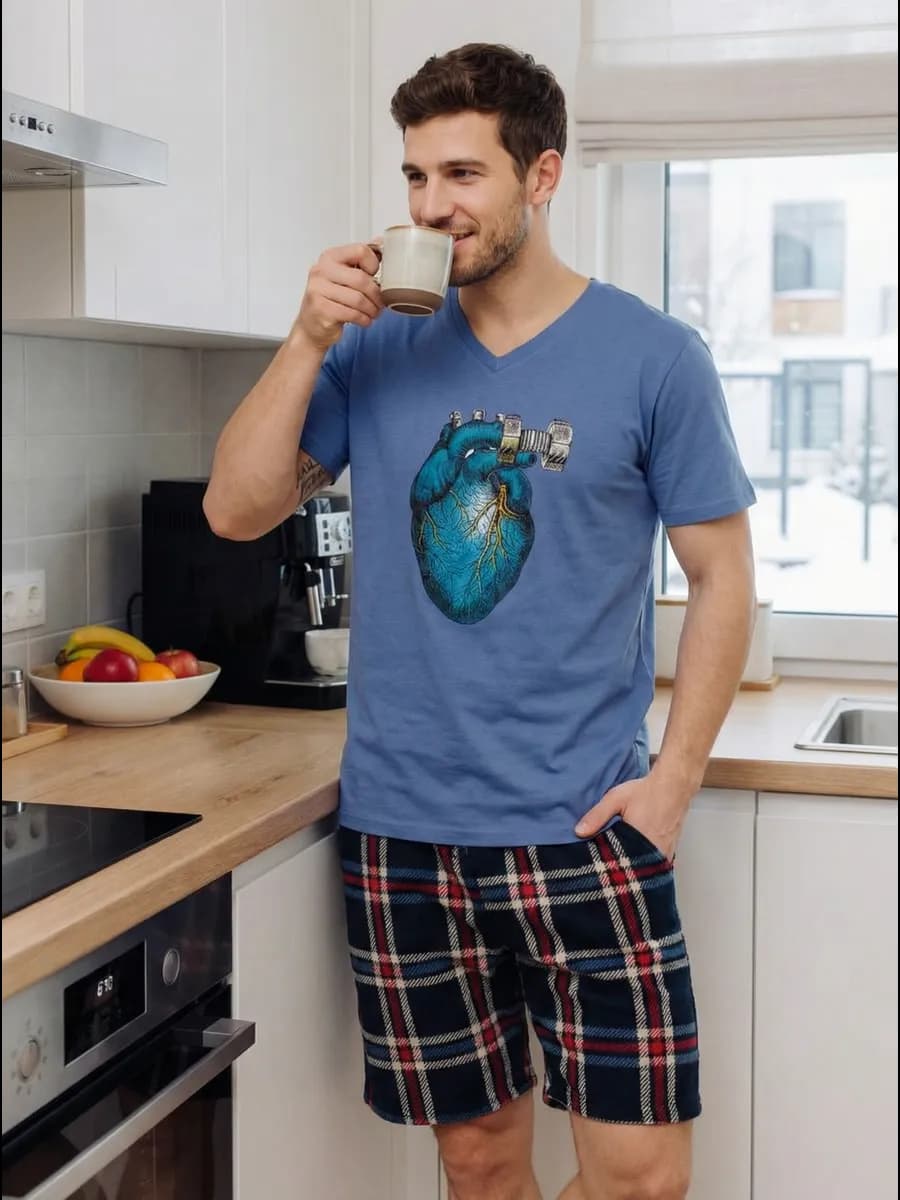 Пижама с шортами Комплект домашний