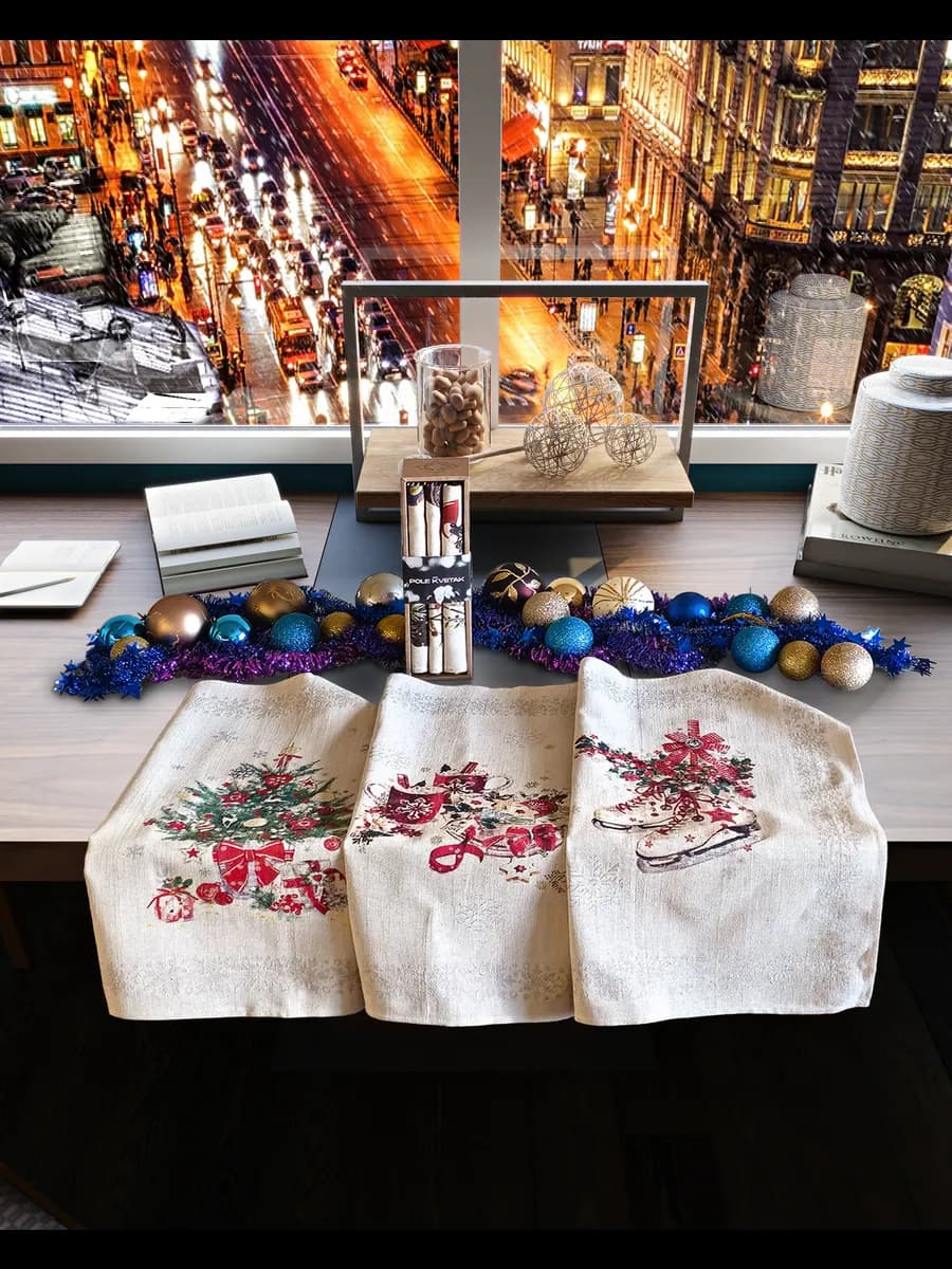 Полотенце кухонное набор 3 штуки