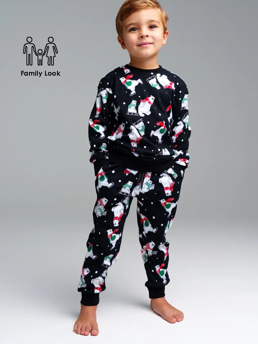 Пижама лонгслив, брюки - фото 1