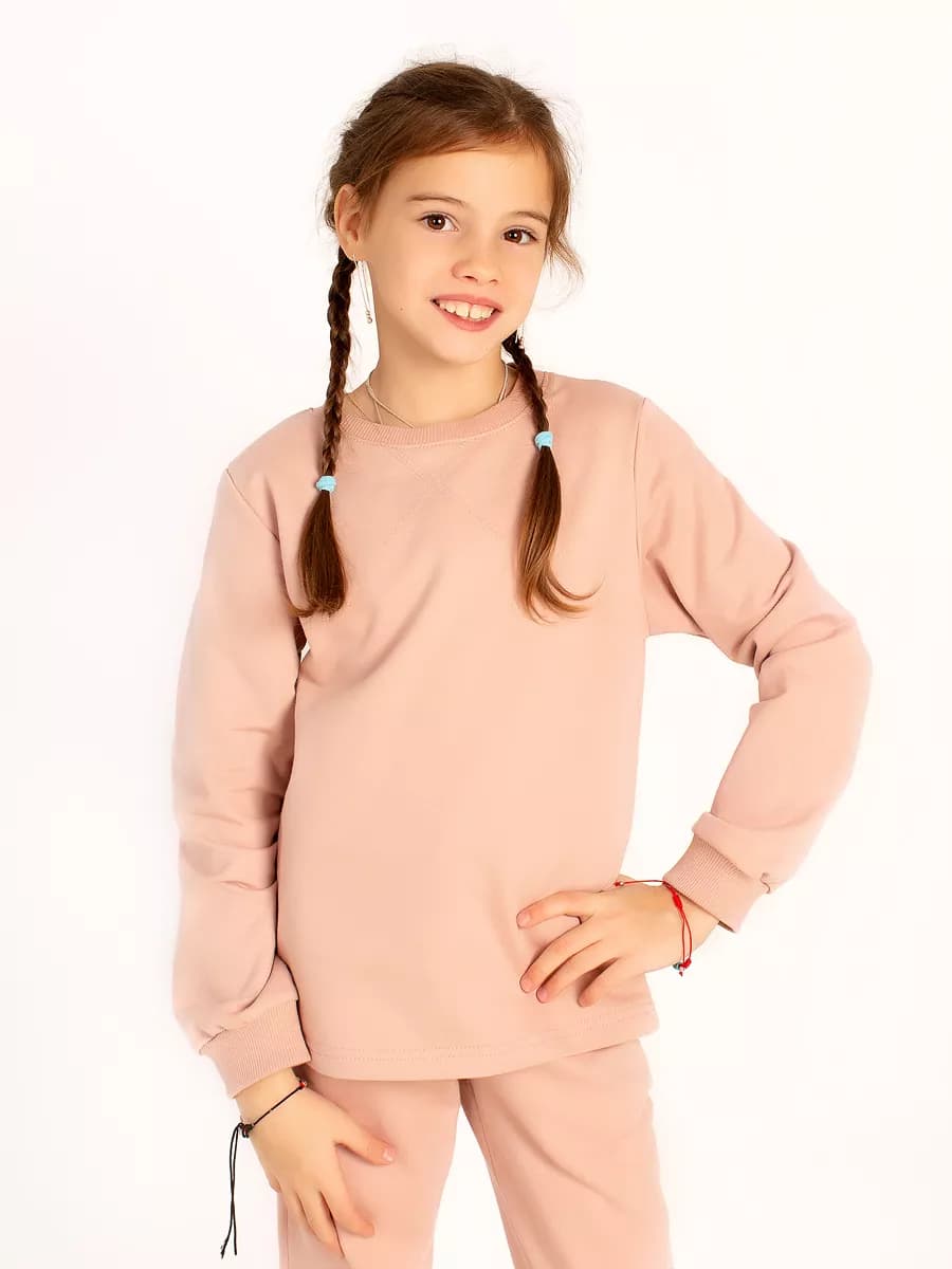 Джемпер лонгслив для подростка хлопок