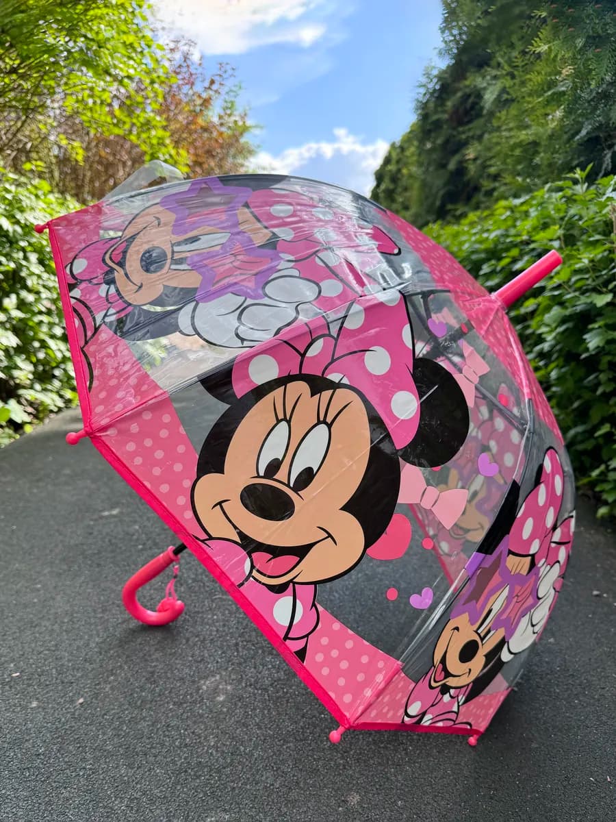 Зонт детский прозрачный со свистком