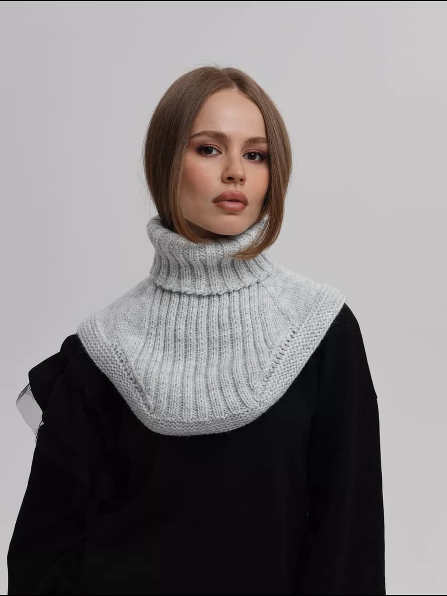 Манишка воротник вязаный снуд труба свитер №209