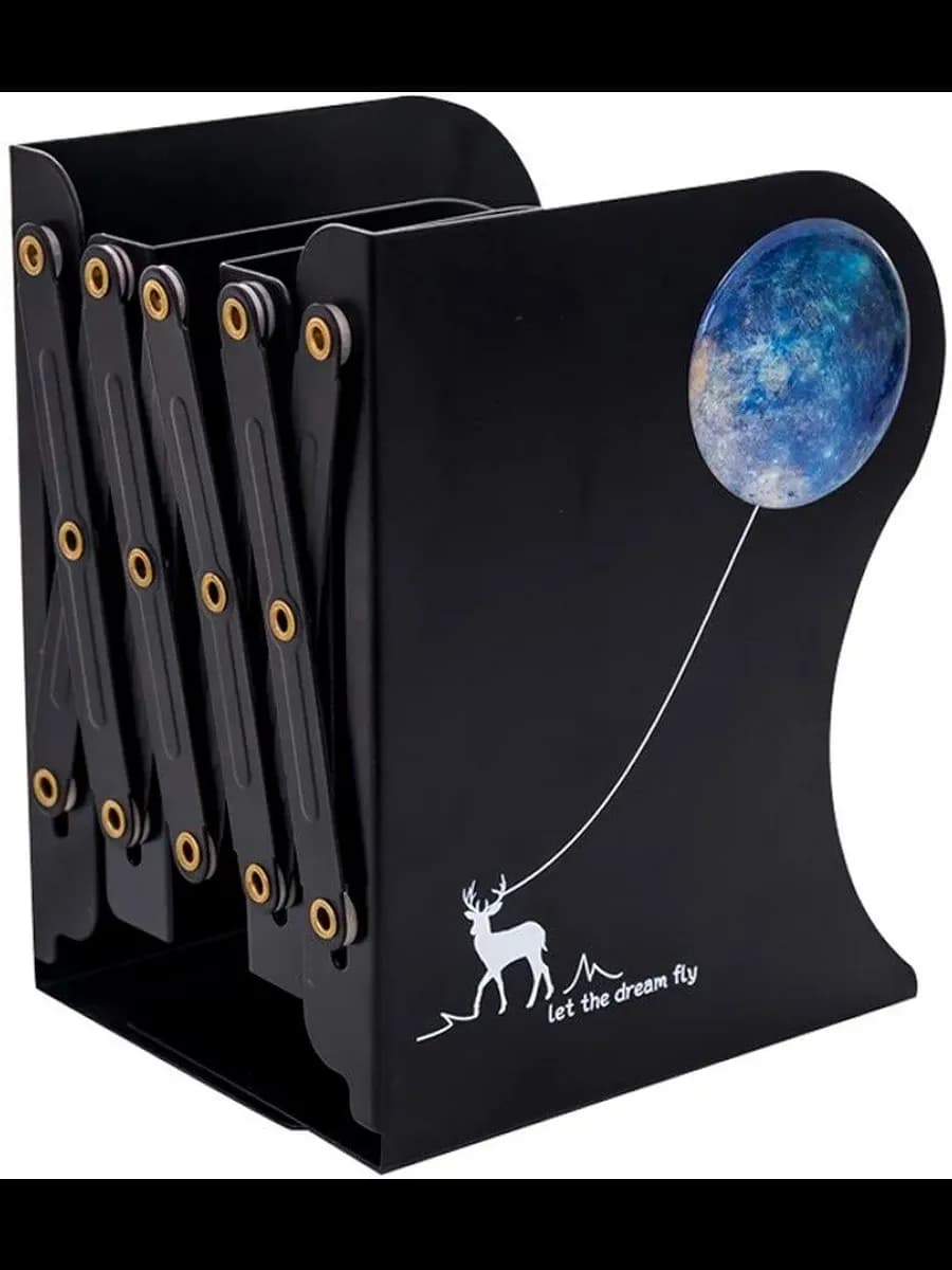 Подставка для книг раздвижная металлическая