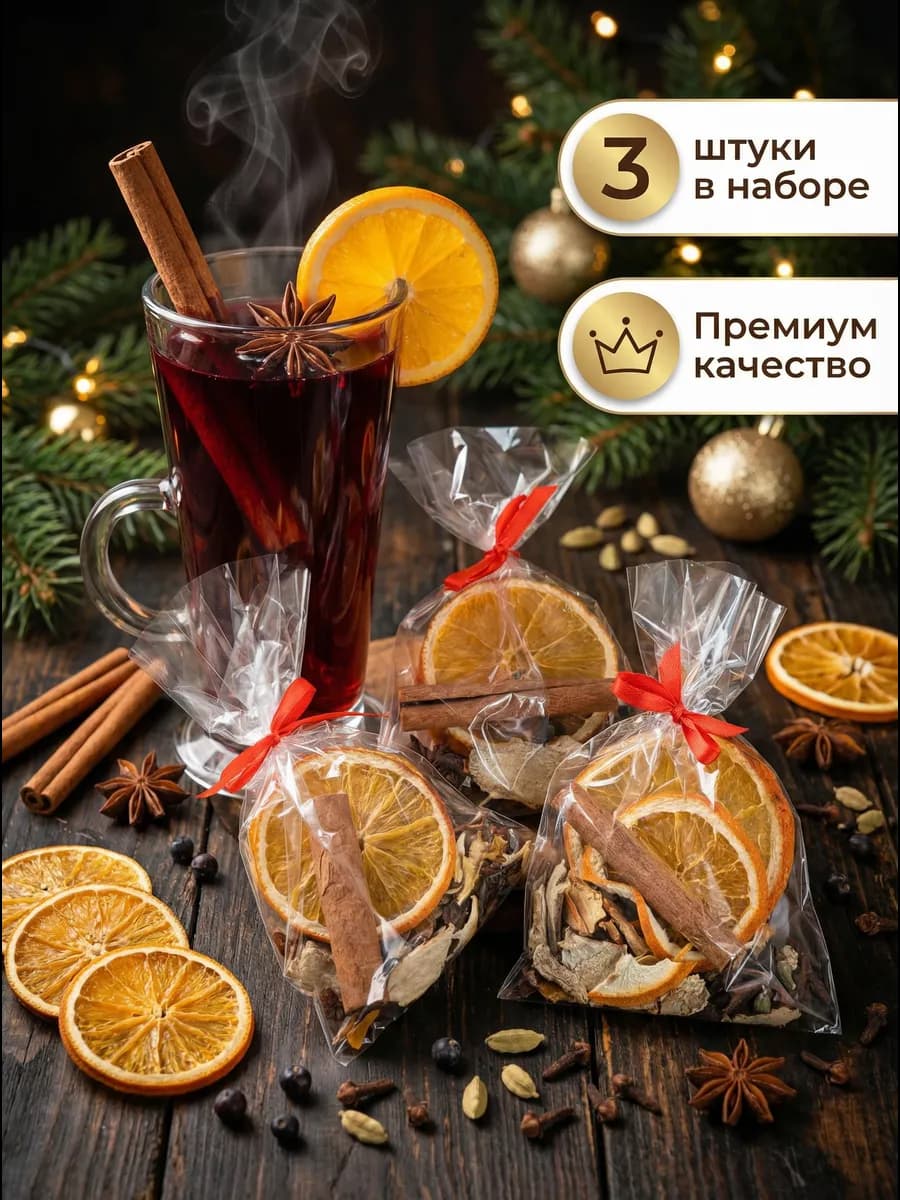 Набор специй для глинтвейна 3шт*30гр