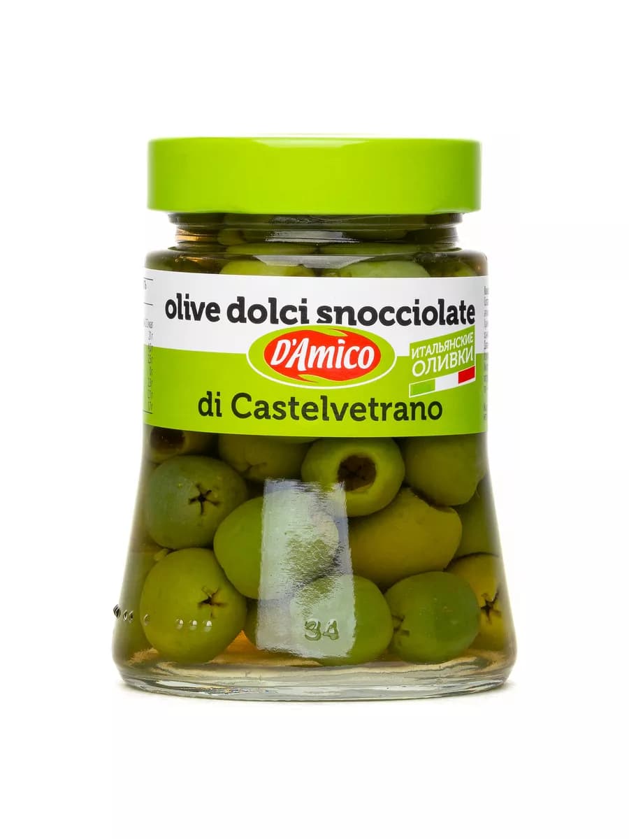 Оливки Кастельветрано(Ноччелара)без косточки, 290 г